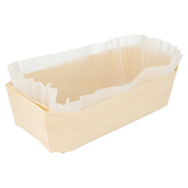 100 U. BARQUETTES BOIS + MOULES SILICONÉS  23x13x7 CM NATUREL BOIS (100 UNITÉ) - Garcia de Pou