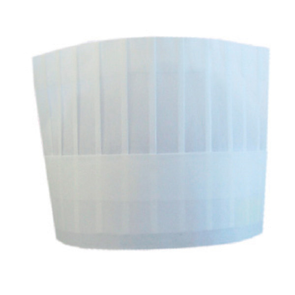 TOQUES AJUSTABLES CLASSIQUES  18 CM BLANC AIRLAID (10 UNITÉ) - Garcia de Pou