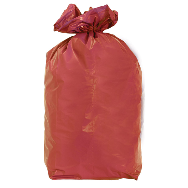 20 U. SACS POUBELLE COULEUR 110 L 70µ 70x110 CM ROUGE LDPE (5 UNITÉ) - Garcia de Pou