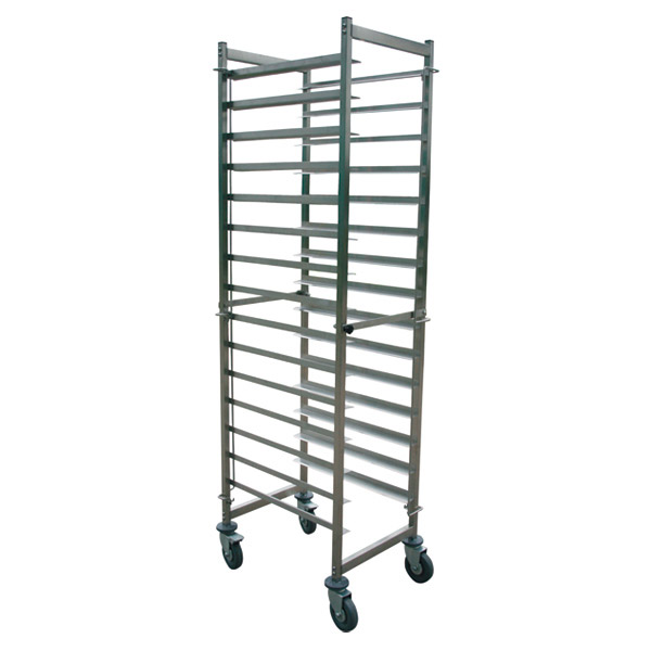 CHARRIOT PÂTISSIER 20 NIVEAUX  47x60x178 CM ARGENTE INOX (1 UNITÉ) - Garcia de Pou