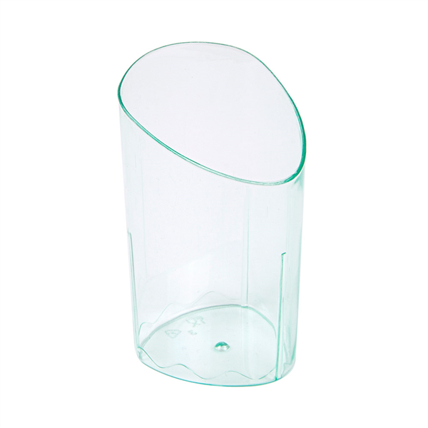 MISES EN BOUCHE RÉUTILISABLES "CYLINDRE"  4,7x4,7x8,1 CM VERT D"EAU PS (600 UNITÉ) - Garcia de Pou