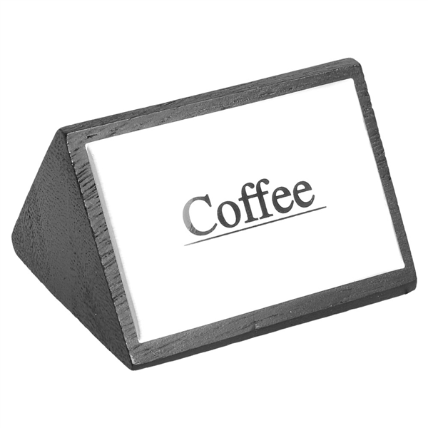 AFFICHAGES "COFFEE"  7,5x4,5 CM NOIR BOIS (1 UNITÉ) - Garcia de Pou