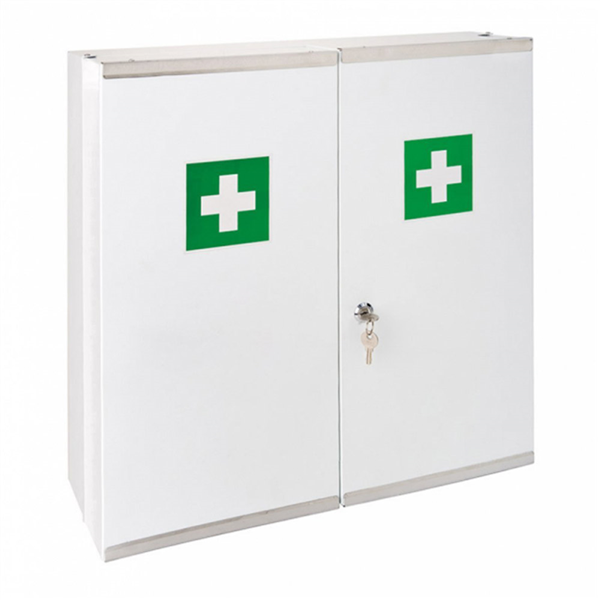 ARMOIRE PHARMACIE  52,5x19,5x53 CM BLANC ACIER (1 UNITÉ) - Garcia de Pou