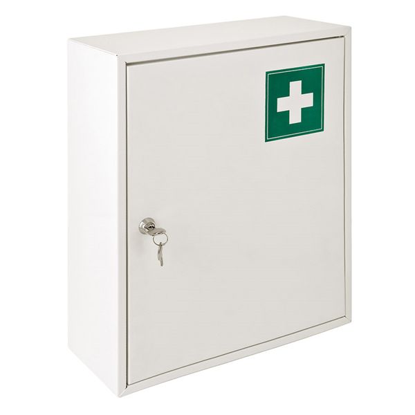 ARMOIRE PHARMACIE  36x15x45 CM BLANC ACIER (1 UNITÉ) - Garcia de Pou