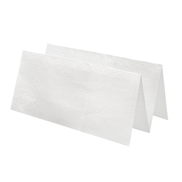 SERVIETTES ESSUIE-MAINS 2 PLIS ZIGZAG  37 G/M2 21x22,5 CM BLANC OUATE (4000 UNITÉ) - Garcia de Pou