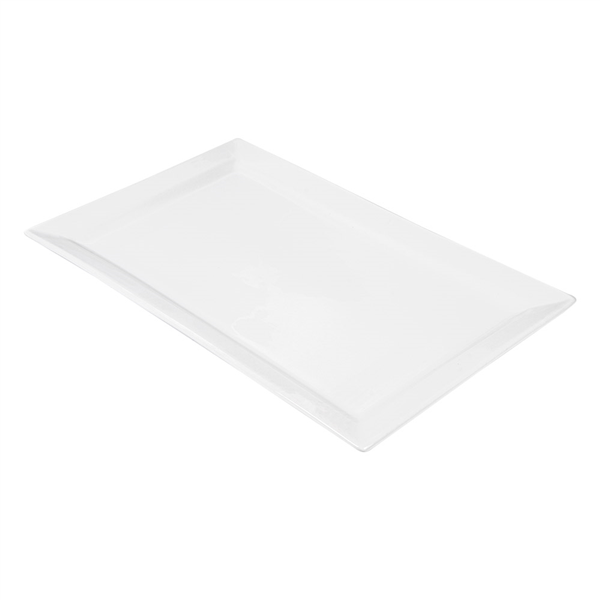 ASSIETTES RECTANGULAIRES  45x28 CM BLANC PORCELAINE (6 UNITÉ) - Garcia de Pou