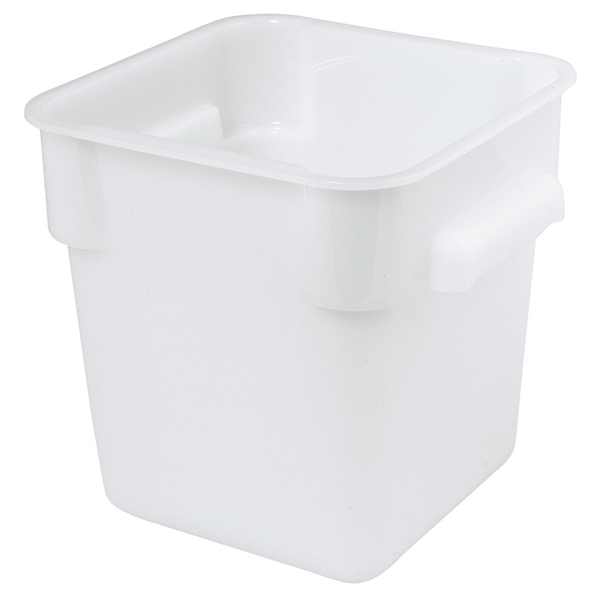 BAC ALIMENTAIRE 18 L 28,5x28,5x32 CM BLANC PP (1 UNITÉ) - Garcia de Pou