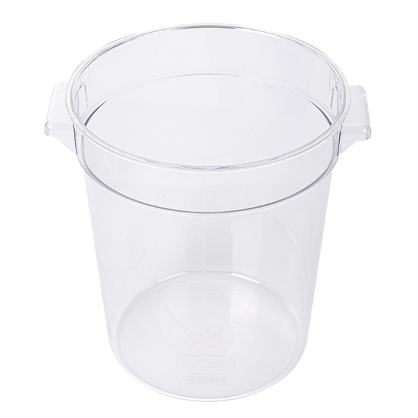 BAC ALIMENTAIRE 4 L Ø 18,4x21,4 CM TRANSPARENT POLYCARBONATE (1 UNITÉ) - Garcia de Pou