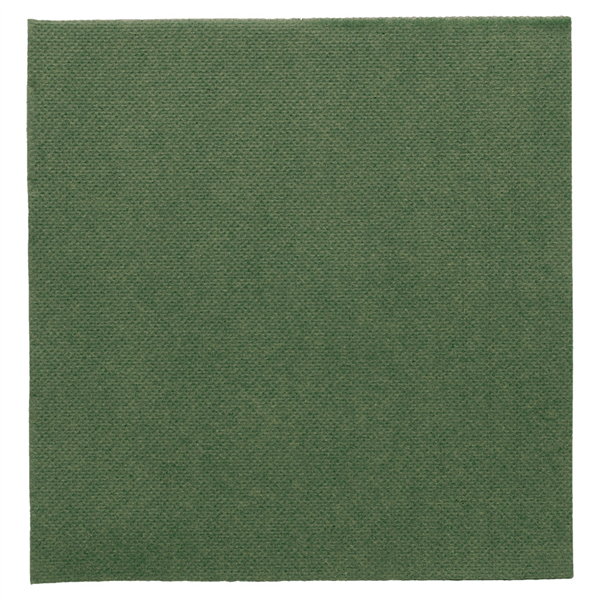 SERVIETTES ECOLABEL "DOUBLE POINT" 18 G/M2 33x33 CM VERT JAGUAR OUATE (1200 UNITÉ) - Garcia de Pou