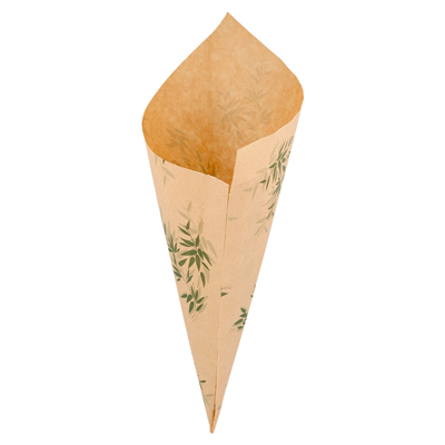 SACHETS EN POINTE PFAS FREE "FEEL GREEN" 600 G 60 G/M2 42x29 CM NATUREL PARCH.INGRAISSABLE (1000 UNITÉ)