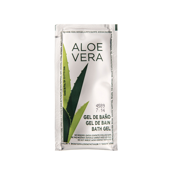 SACHETS GEL BAIN "ALOE VERA" 10 ML 10x5 CM (1000 UNITÉ) - Garcia de Pou