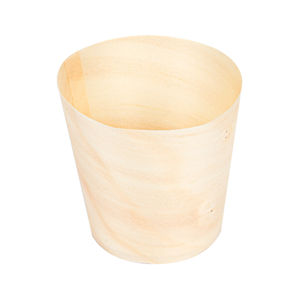 MINI VERRES EN FEUILLE DE PEUPLIER 15 ML Ø 4,4x4,5 CM NATUREL BOIS (50 UNITÉ) - Garcia de Pou