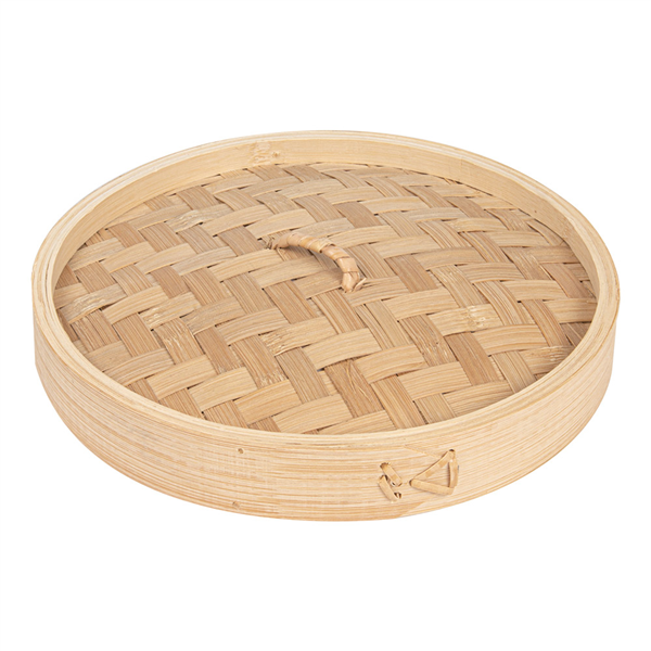 COUVERCLES MAXI DIM-SUM  Ø 20x3 CM NATUREL BAMBOU (4 UNITÉ) - Garcia de Pou