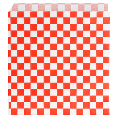 PAPIER INGRAISSABLES OUVERT 2 CÔTÉS FAST FOOD PFAS FREE "FITIPALDI" 35 G/M2 16x16,5 CM ROUGE PARCH.INGRAISSABLE (500 UNITÉ)
