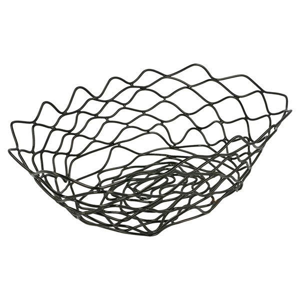 BASKET OVALE  24x15,2x7 CM NOIR ACIER (1 UNITÉ) - Garcia de Pou