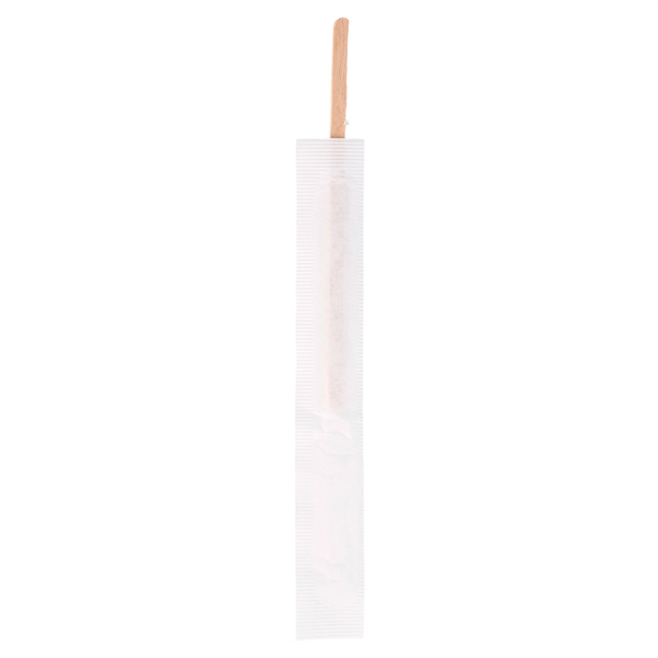 AGITATEURS À CAFÉ SOUS SACHET INDIVIDUEL   0,5x11x0,15 CM NATUREL BOIS (20 UNITÉ)