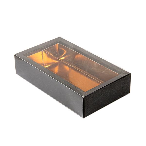 BOÎTES CHOCOLATS  14,5x7,5x3,5 CM NOIR CARTON (50 UNITÉ) - Garcia de Pou