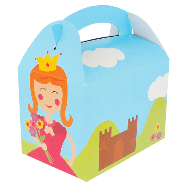 BOÎTES MENU ENFANT "CHÂTEAU"  320 G/M2 15,50x10,50x17,50 CM QUADRICHROMIE CARTON (300 UNITÉ) - Garcia de Pou