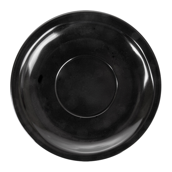 SOUCOUPES CAFÉ "ASAMI WARE"  Ø 13,8 CM NOIR MÉLAMINE (12 UNITÉ) - Garcia de Pou