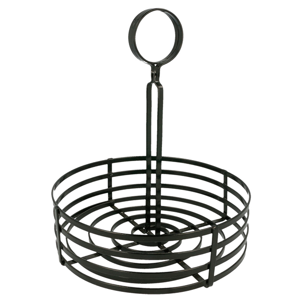 BASKET CONDIMENTS  Ø 20x20 CM NOIR FER (1 UNITÉ) - Garcia de Pou