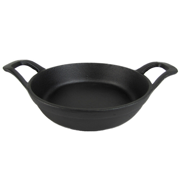 CASSEROLE RONDE  Ø 15,9(22)x3,8 CM NOIR FER (8 UNITÉ) - Garcia de Pou