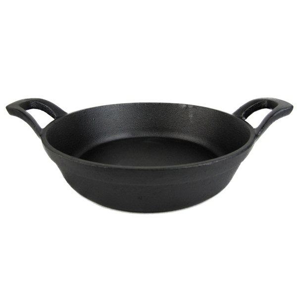 CASSEROLE RONDE  Ø 18(24,5)x4,1 CM NOIR FER (8 UNITÉ) - Garcia de Pou