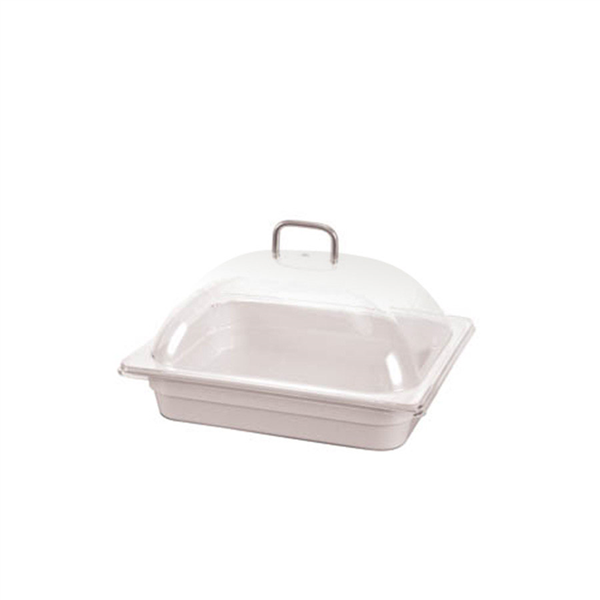 COUPOLE 1/2 GN  33x27x14,5 CM TRANSPARENT POLYCARBONATE (1 UNITÉ) - Garcia de Pou