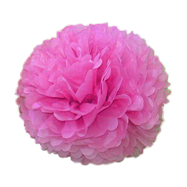 POM POM FLOWER  Ø 48 CM FUCHSIA (10 UNITÉ) - Garcia de Pou