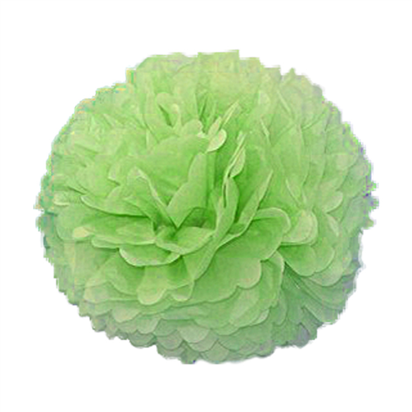 POM POM FLOWER  Ø 48 CM VERT (10 UNITÉ) - Garcia de Pou