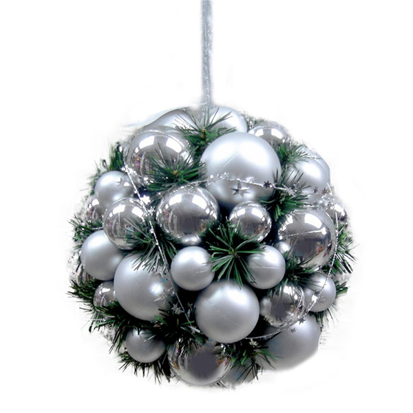 BALLON AVEC 30 BOULES, 80 LEDS  Ø 51 CM (1 UNITÉ) - Garcia de Pou