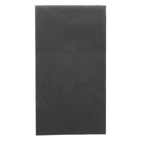 SERVIETTES PLIAGE 1/8  55 G/M2 40x40 CM NOIR AIRLAID (750 UNITÉ) - Garcia de Pou