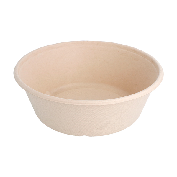 BOLS "BIONIC" 900 ML Ø 19,5x6,5 CM NATUREL BAGASSE (200 UNITÉ) - Garcia de Pou