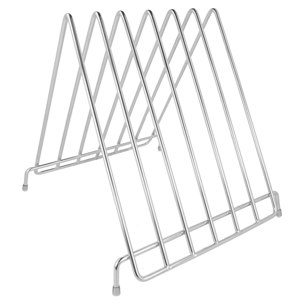 SUPPORT 6 PLANCHES À DÉCOUPER  27,9x30,5x27,7 CM ARGENTE INOX (1 UNITÉ) - Garcia de Pou