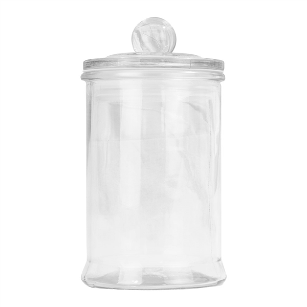 POT POUR STOCKER CYLINDRIQUE 650 ML Ø 10x18,3 CM TRANSPARENT VERRE (24 UNITÉ) - Garcia de Pou