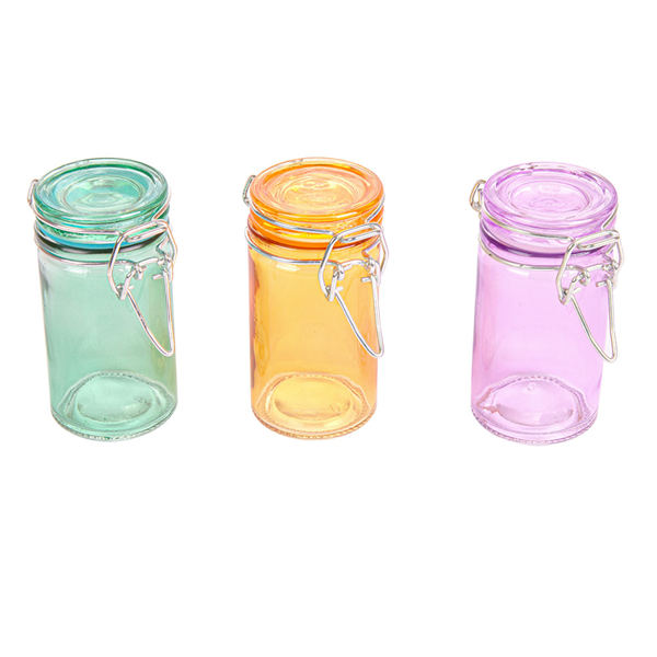 CANISTER POUR MISE EN BOUCHE 70 ML Ø 4,5x8,6 CM ASSORTI VERRE (96 UNITÉ) - Garcia de Pou