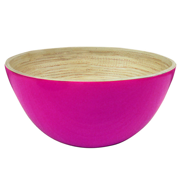 BOLS  Ø 25,5x12 CM FUCHSIA BAMBOU (1 UNITÉ) - Garcia de Pou