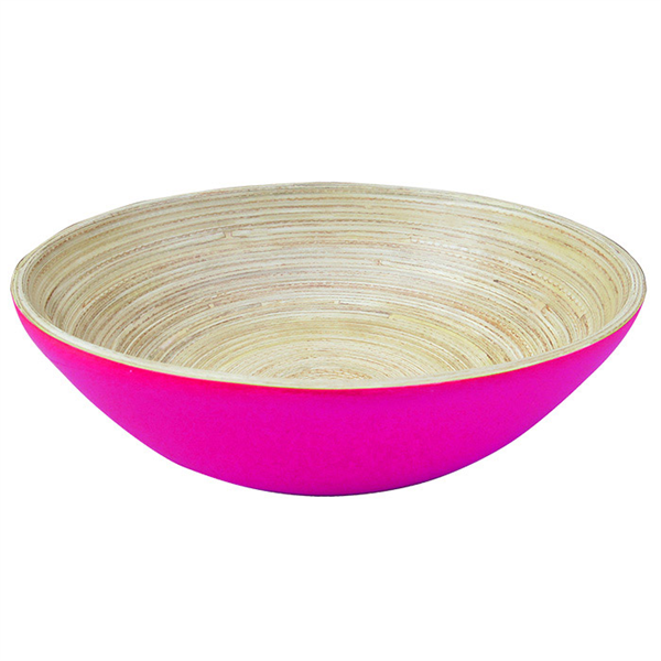 BOLS  Ø 20x6 CM FUCHSIA BAMBOU (1 UNITÉ) - Garcia de Pou