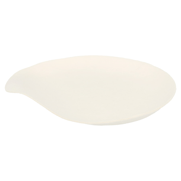 ASSIETTES MARU S "BIONIC"  Ø 9x1,6 CM BLANC BAGASSE (400 UNITÉ) - Garcia de Pou