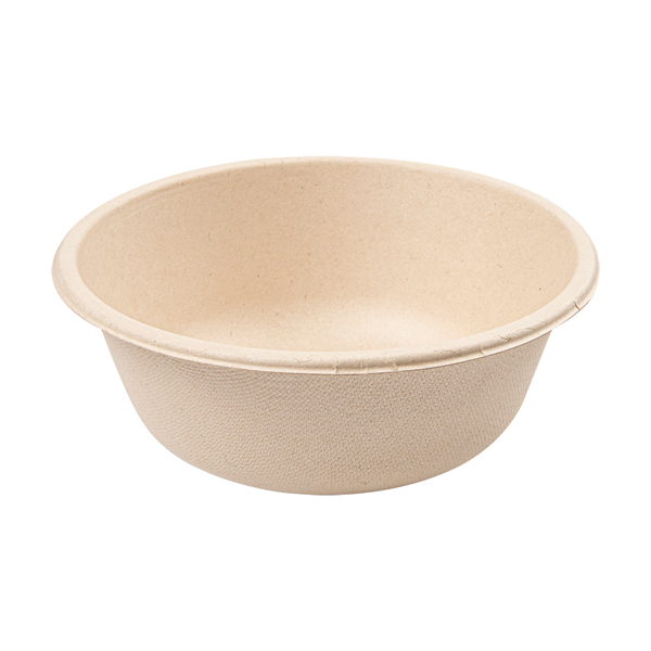 SALADIERS "BIONIC" 500 ML Ø 15x6 CM NATUREL BAGASSE (500 UNITÉ) - Garcia de Pou