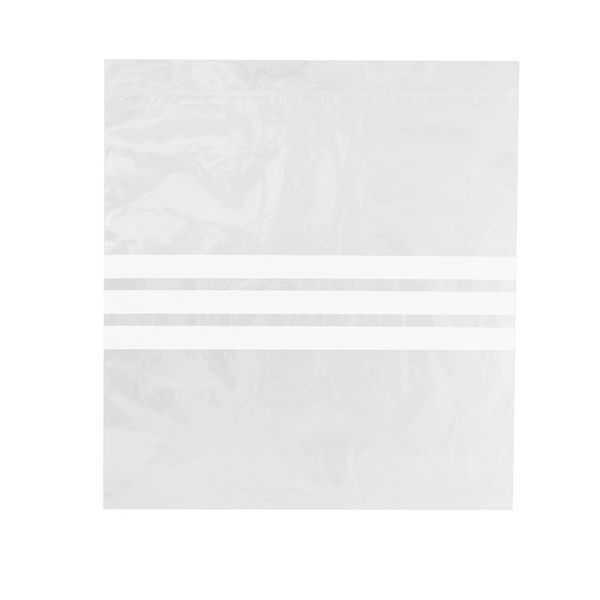 SACS 3 FRANGES AUTO-FERMETURE  92 G/M2 50µ 27x27 CM TRANSPARENT LDPE (500 UNITÉ) - Garcia de Pou