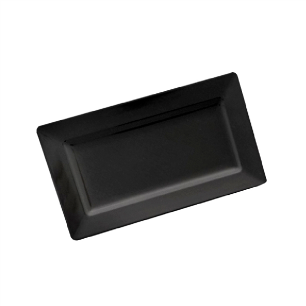 PLATEAUX RECTANGULAIRES "ASAMI WARE"  35,8x20,3x4 CM NOIR MÉLAMINE (6 UNITÉ) - Garcia de Pou