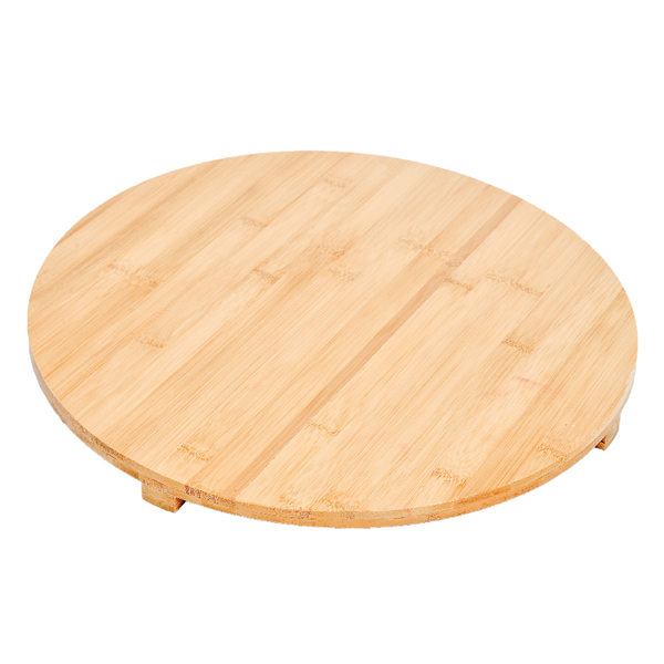 PLANCHE AVEC PIEDS  Ø 42 CM NATUREL BAMBOU (1 UNITÉ) - Garcia de Pou