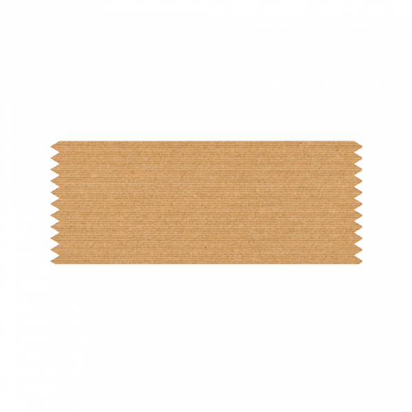 ÉTIQUETTES ADHESIVES BANDE  2,4x6 CM NATUREL KRAFT (3000 UNITÉ) - Garcia de Pou