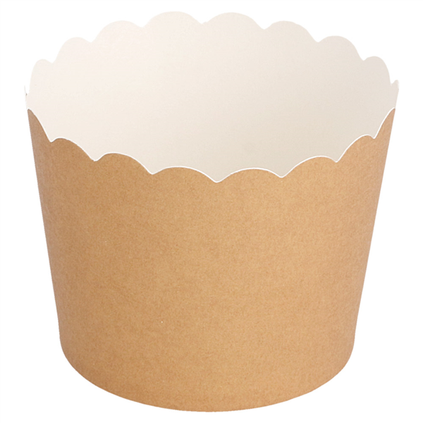 MUFFIN CUPS  160 + 15 PE G/M2 Ø 5x4,5 CM MARRON CARTON (4800 UNITÉ) - Garcia de Pou