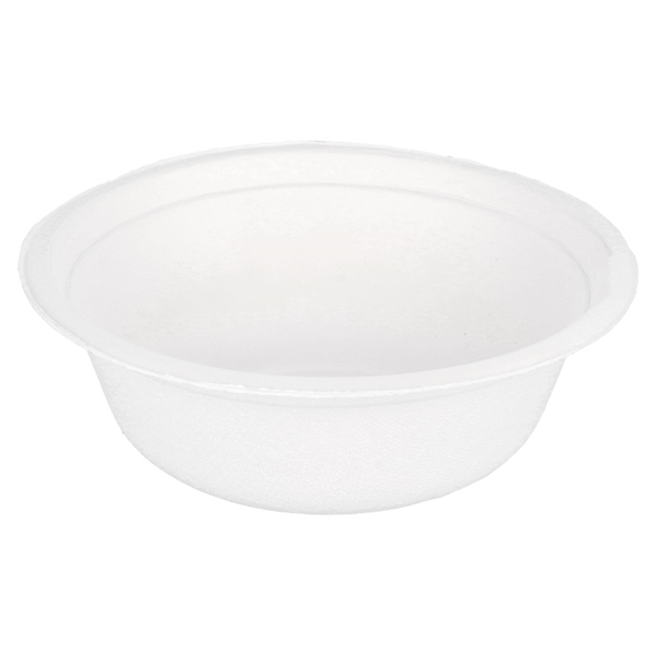 SALADIERS "BIONIC" 500 ML Ø 15,5x5,4 CM BLANC BAGASSE (600 UNITÉ) - Garcia de Pou