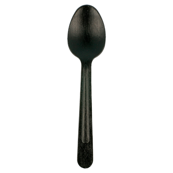 CUILLÈRES "ELEGANCE"  16,5 CM NOIR BOIS (100 UNITÉ) - Garcia de Pou