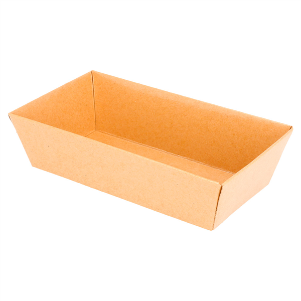 BARQUETTES  250 + 12,5 PE G/M2 13,5x7,5x3,5 CM NATUREL KRAFT (1000 UNITÉ) - Garcia de Pou