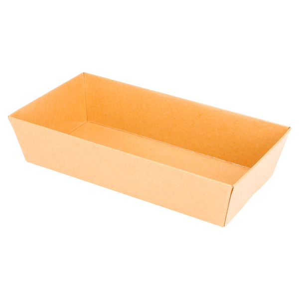 BARQUETTES  250 + 12,5 PE G/M2 15,5x8,5x3,5 CM NATUREL KRAFT (1000 UNITÉ) - Garcia de Pou