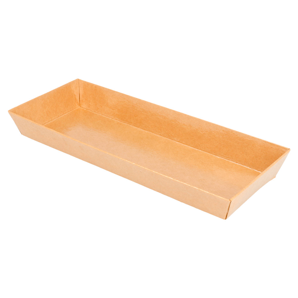 BARQUETTES  250 + 12,5 PE G/M2 19x8,5x3,5 CM NATUREL KRAFT (1000 UNITÉ) - Garcia de Pou