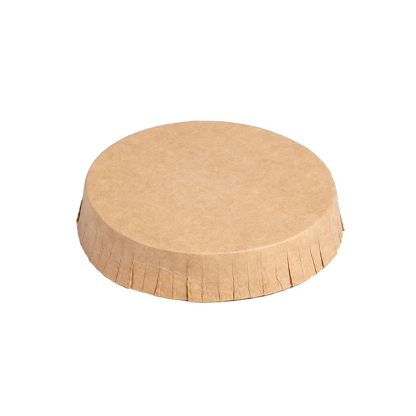 COUVERCLES GOBELETS CHAMBRE  225 G/M2 Ø6,9x1,5 CM NATUREL KRAFT (1000 UNITÉ) - Garcia de Pou